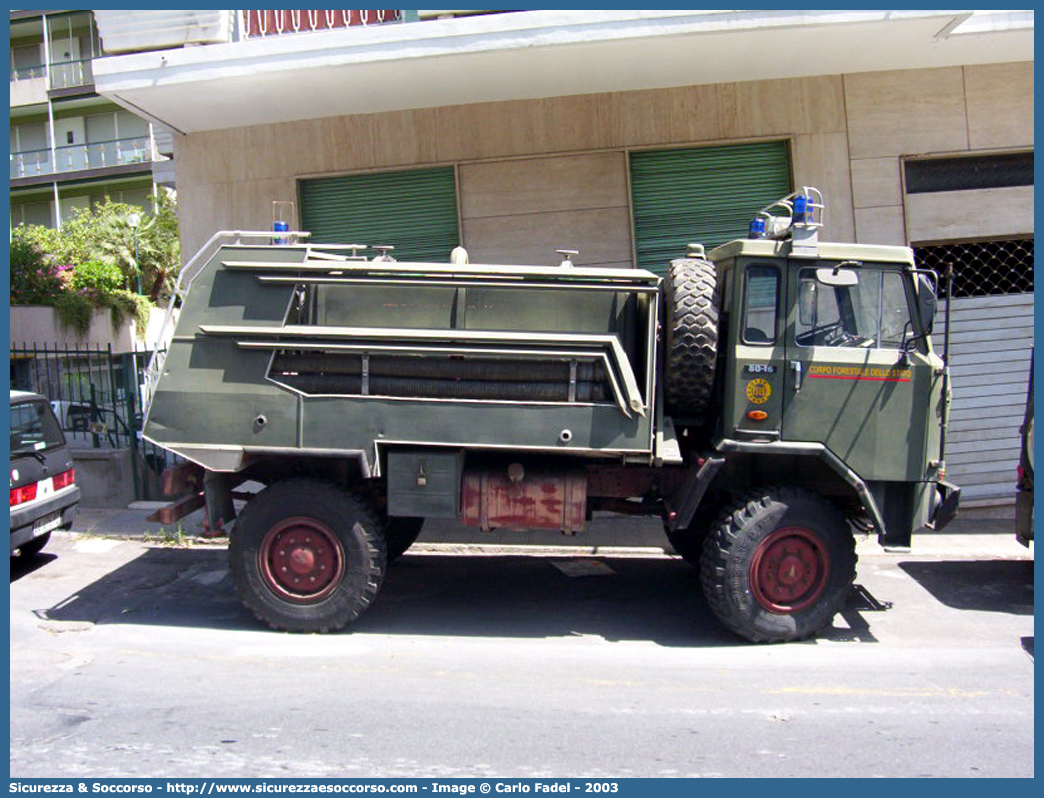 -
Corpo Forestale dello Stato
Nucleo Antincendio Boschivo
Iveco 80-16
Parole chiave: Corpo;Forestale;Stato;Corpo Forestale dello Stato;CFS;C.F.S.;Antincendio;Boschivo;AIB;A.I.B.;Iveco;80-16;80 - 16