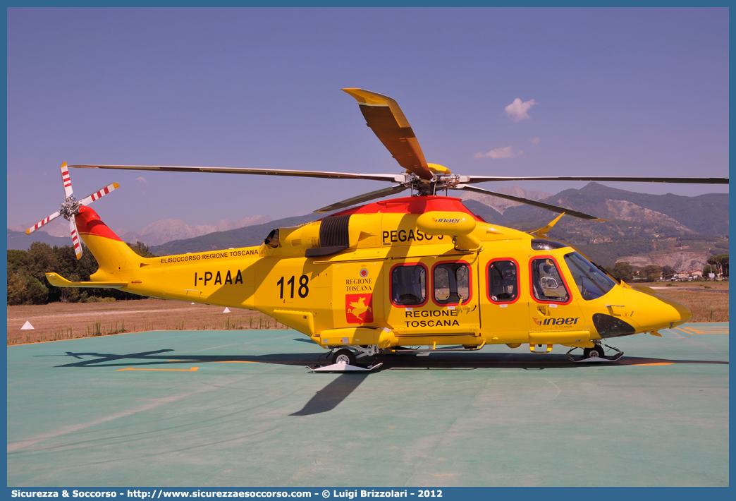 I-PAAA
118 Regione Toscana
AgustaWestland AW139
PEGASO 3
Base di Massa
Parole chiave: 118;Toscana;Massa;AgustaWestland;Agusta;Westland;AW139;AW;139;I-PAAA;Pegaso 3;Pegaso3;Elicottero;Elisoccorso