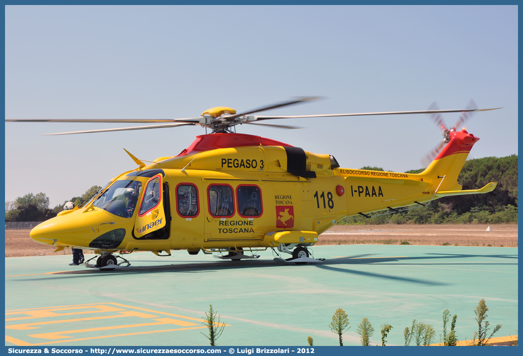 I-PAAA
118 Regione Toscana
AgustaWestland AW139
PEGASO 3
Base di Massa
Parole chiave: 118;Toscana;Massa;AgustaWestland;Agusta;Westland;AW139;AW;139;I-PAAA;Pegaso 3;Pegaso3;Elicottero;Elisoccorso