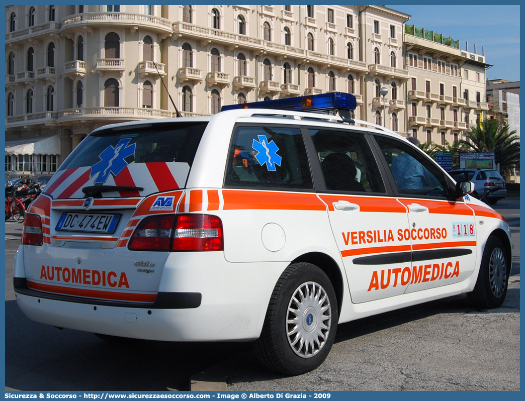 ALFA SIERRA 04
118 Versilia Soccorso
Fiat Stilo Multiwagon
Allestitore AVS S.a.s.
Parole chiave: 118;Versilia;Soccorso;Automedica;Fiat;Stilo;Multiwagon;AVS