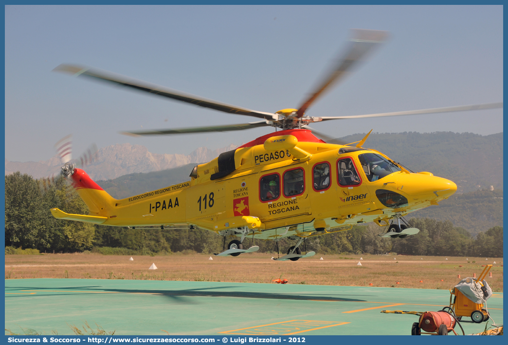 I-PAAA
118 Regione Toscana
AgustaWestland AW139
PEGASO 3
Base di Massa
Parole chiave: 118;Toscana;Massa;AgustaWestland;Agusta;Westland;AW139;AW;139;I-PAAA;Pegaso 3;Pegaso3;Elicottero;Elisoccorso