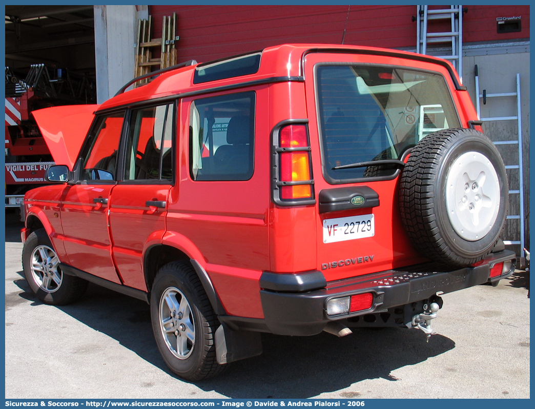 VF 22729
Corpo Nazionale Vigili del Fuoco
Land Rover Discovery II serie restyling
Parole chiave: Corpo;Nazionale;Vigili del Fuoco;Vigili;Fuoco;Land Rover;Discovery