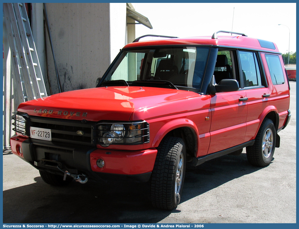 VF 22729
Corpo Nazionale Vigili del Fuoco
Land Rover Discovery II serie restyling
Parole chiave: Corpo;Nazionale;Vigili del Fuoco;Vigili;Fuoco;Land Rover;Discovery