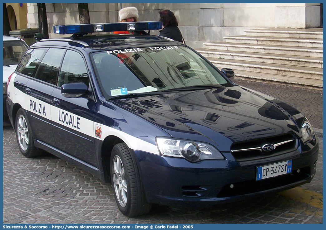 -
Polizia Locale
Comune di Tezze sul Brenta
Subaru Legacy Station Wagon IV serie
Parole chiave: Polizia;Locale;Municipale;Tezze sul Brenta;Subaru;Legacy;Station Wagon