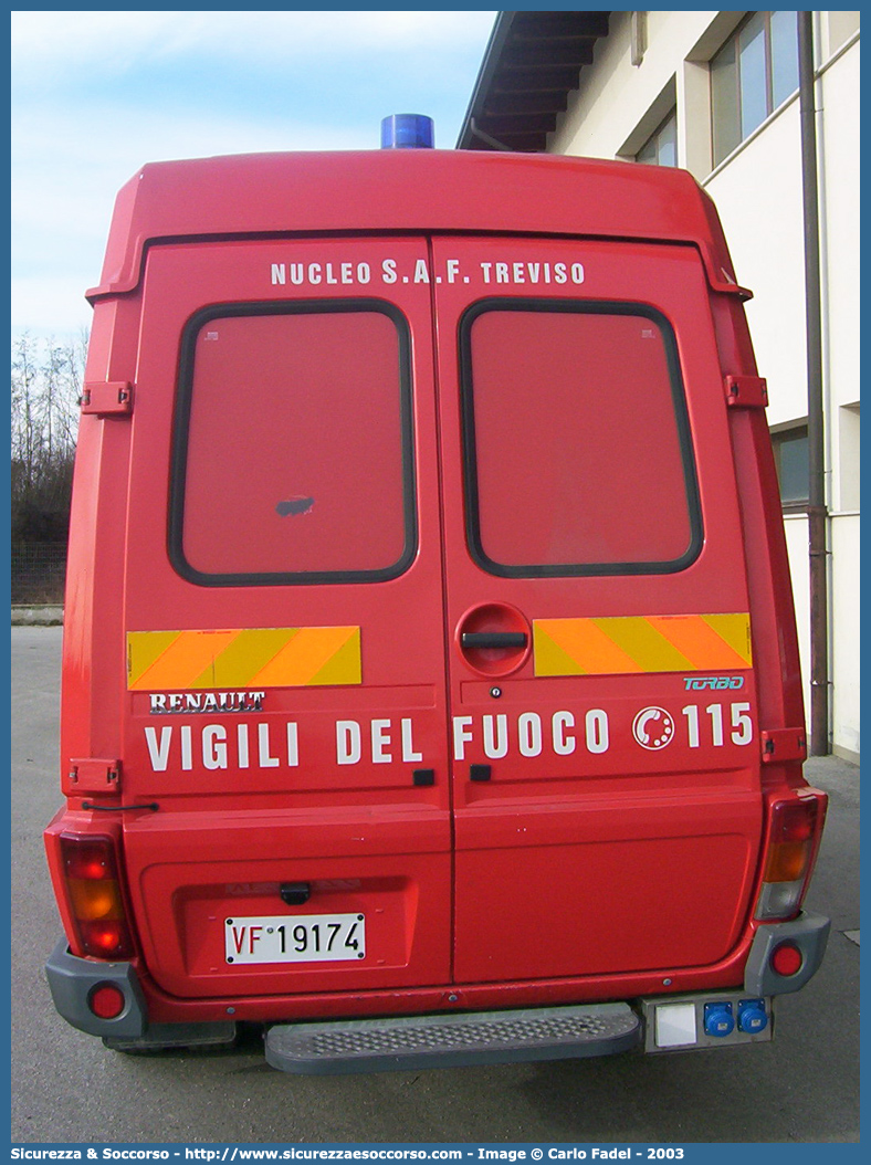 VF 19174
Corpo Nazionale Vigili del Fuoco
Nucleo Speleo Alpino Fluviale
Renault B110
Parole chiave: VVF;V.V.F.;Corpo;Nazionale;Vigili;del;Fuoco;Renault;B110;SAF;S.A.F.;Speleo;Alpino;Fluviale