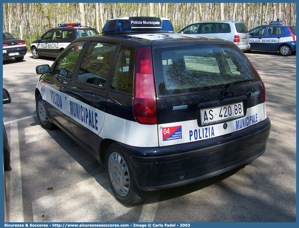 -
Polizia Municipale
Federazione Comuni del Camposampierese
Fiat Punto I serie
Parole chiave: Polizia;Locale;Municipale;Camposampierese;Borgoricco;Campodarsego;Camposampiero;Loreggia;San Giorgio delle Pertiche;Santa Giustina in Colle;Villa del Conte;Villanova di Camposampiero;Fiat;Punto