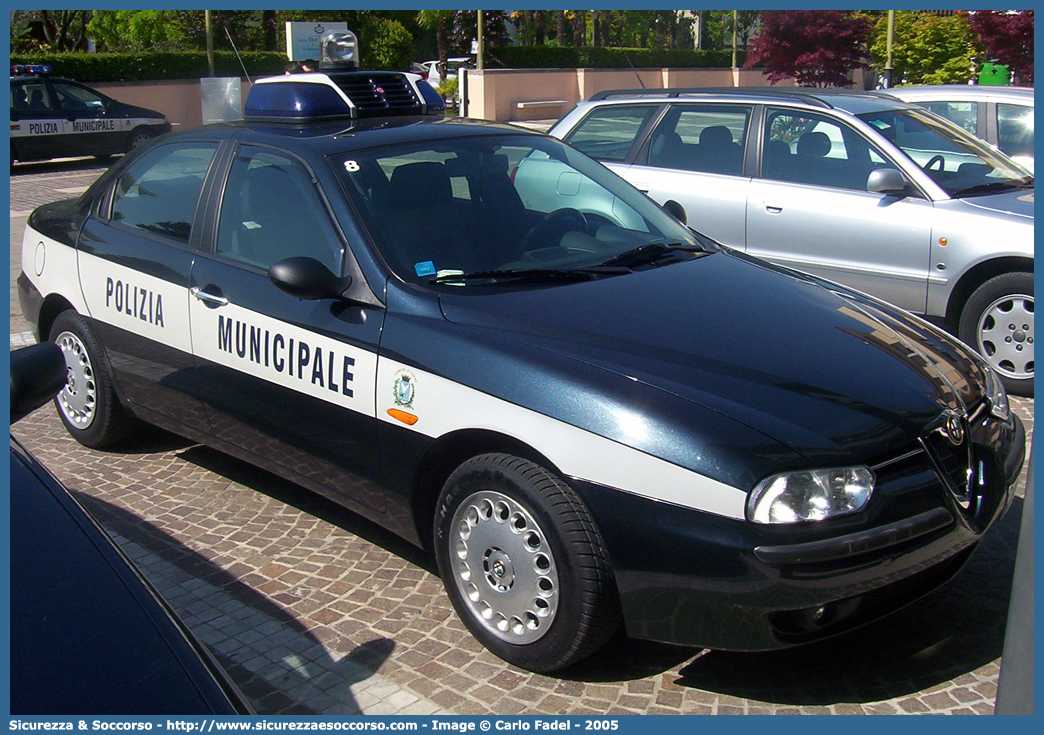 -
Polizia Municipale
Comune di Thiene
Alfa Romeo 156 I serie
Parole chiave: Polizia;Locale;Municipale;Thiene;Alfa Romeo;156