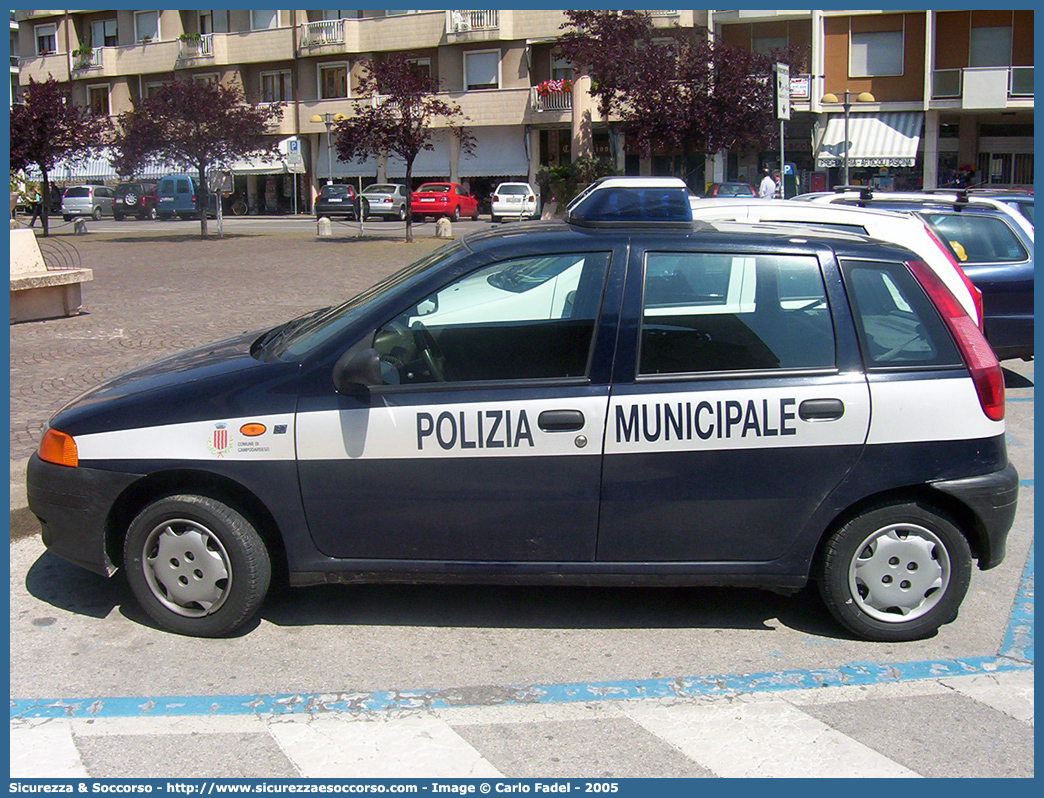 -
Polizia Municipale
Comune di Campodarsego
Fiat Punto I serie
Parole chiave: Polizia;Locale;Municipale;Campodarsego;Fiat;Punto