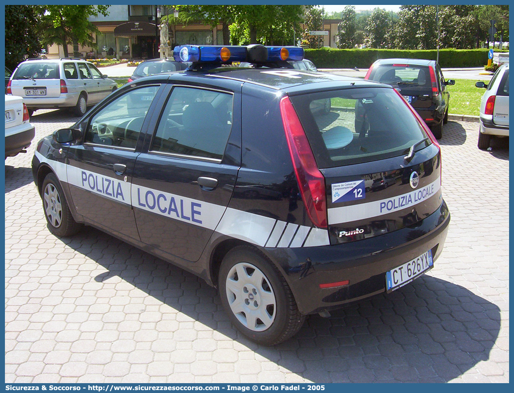 -
Polizia Locale
Federazione Comuni del Camposampierese
Fiat Punto III serie
Parole chiave: Polizia;Locale;Municipale;Camposampierese;Borgoricco;Campodarsego;Camposampiero;Loreggia;San Giorgio delle Pertiche;Santa Giustina in Colle;Villa del Conte;Villanova di Camposampiero;Fiat;Punto