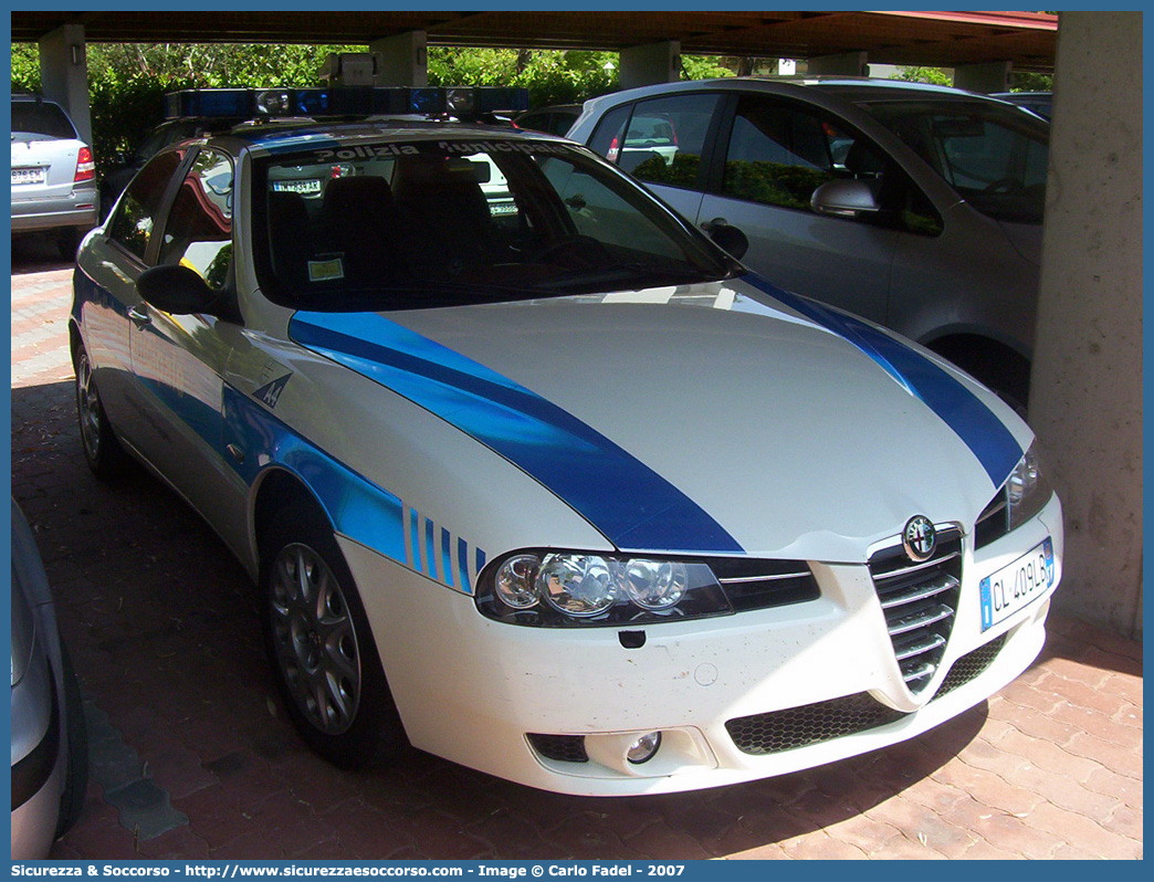 -
Polizia Municipale
Comune di Finale Ligure
Alfa Romeo 156 II serie
Parole chiave: Polizia;Locale;Municipale;Finale Ligure;Alfa Romeo;156