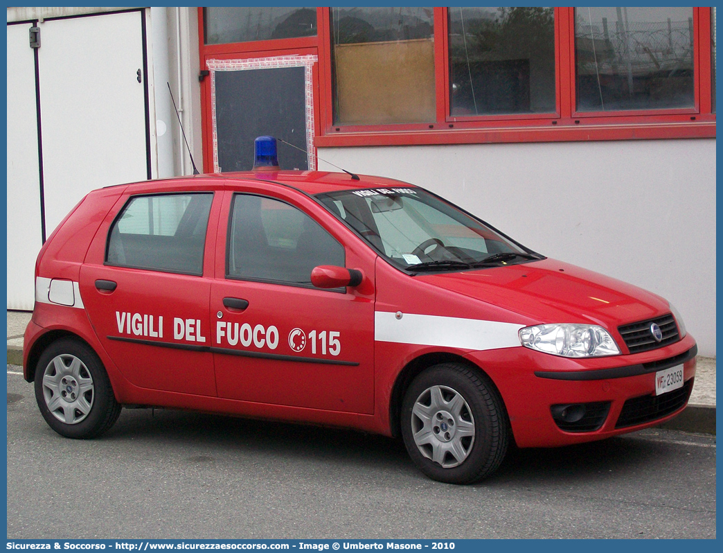 VF 23059
Corpo Nazionale Vigili del Fuoco
Fiat Punto III serie
Parole chiave: VVF;V.V.F.;Corpo;Nazionale;Vigili;del;Fuoco;Fiat;Punto