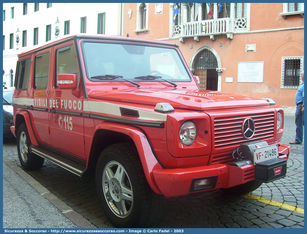 VF 21486
Corpo Nazionale Vigili del Fuoco
Mercedes Benz Classe G W463 Wagon
Parole chiave: Corpo;Nazionale;Vigili del Fuoco;Vigili;Fuoco;Mercedes Benz;Classe G;W463;Wagon