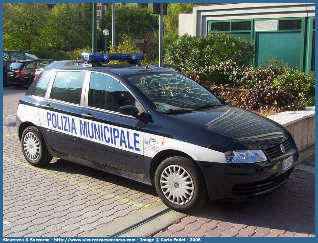 -
Polizia Municipale
Comune di Padova
Fiat Stilo
Parole chiave: PL;P.L.;Polizia;Locale;Municipale;Padova;Fiat;Stilo