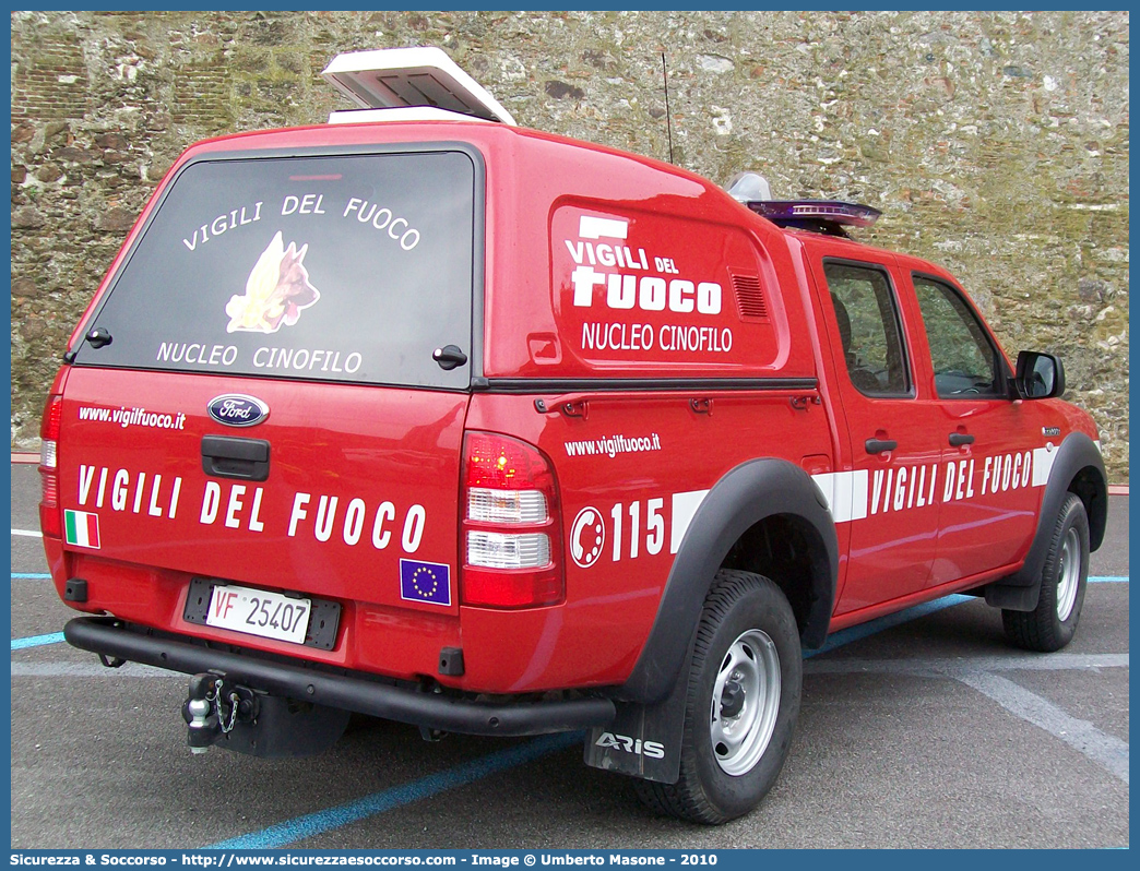 VF 25407
Corpo Nazionale Vigili del Fuoco
Nucleo Cinofili
Ford Ranger II serie
Parole chiave: VVF;V.V.F.;Corpo;Nazionale;Vigili;del;Fuoco;Ford;Ranger;Cinofili