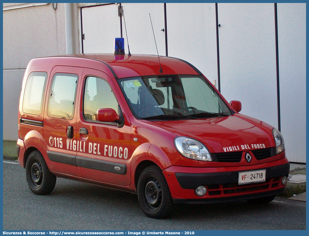 VF 24718
Corpo Nazionale Vigili del Fuoco
Renault Kangoo II serie
Parole chiave: VF;V.F.;VVF;V.V.F.;Corpo;Nazionale;Vigili del Fuoco;Renault;Kangoo