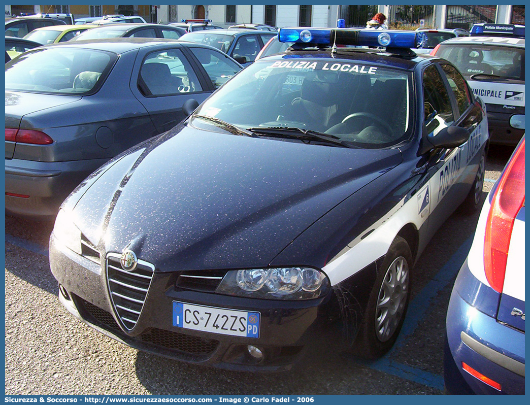 -
Polizia Locale
Comune di Este
Alfa Romeo 156 II serie
Parole chiave: PL;P.L.;Polizia;Locale;Municipale;Este;Alfa Romeo;156