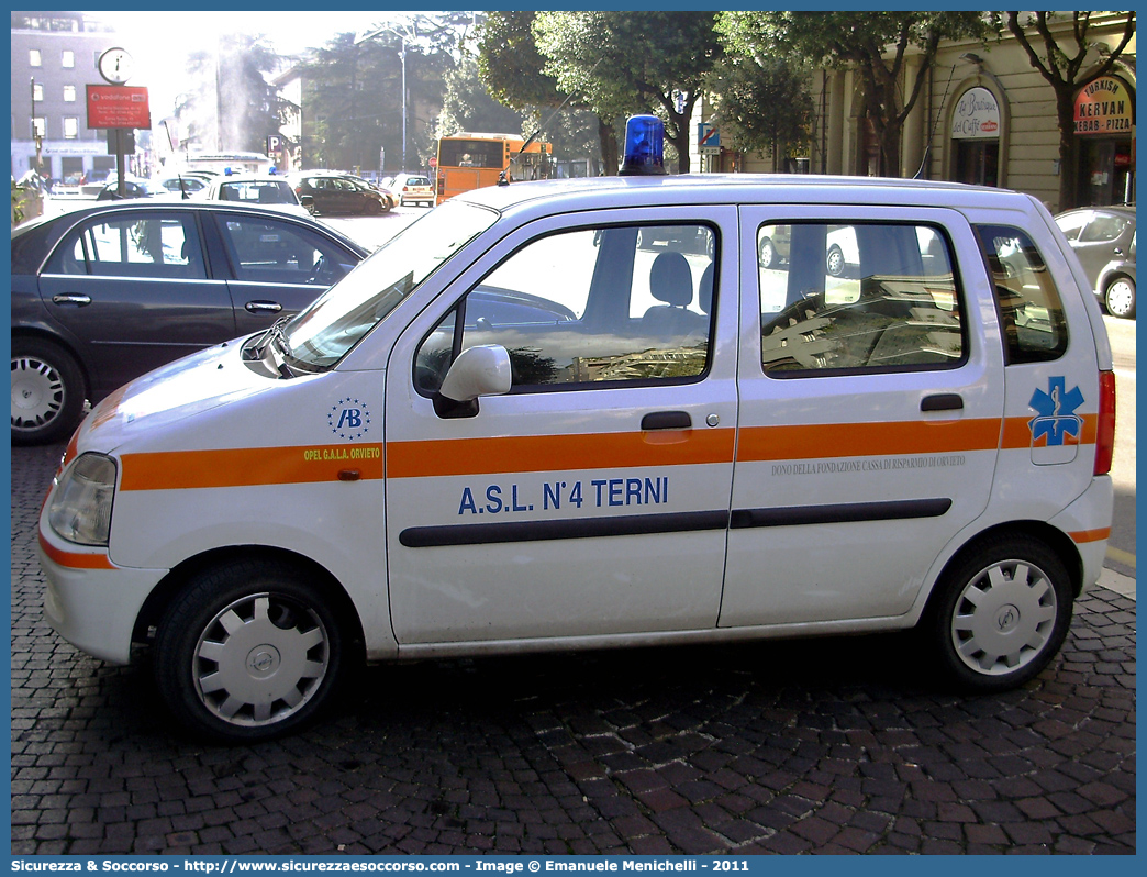 -
118 Umbria Soccorso
Azienda USL Umbria 2
Opel Agila I serie
Allestitore Alessi e Becagli S.n.c.
Parole chiave: 118;Umbria;Soccorso;Terni;Automedica;Auto Medica;Automedicalizzata;Auto Medicalizzata;Opel;Agila;Alessi e Becagli;Alessi;Becagli