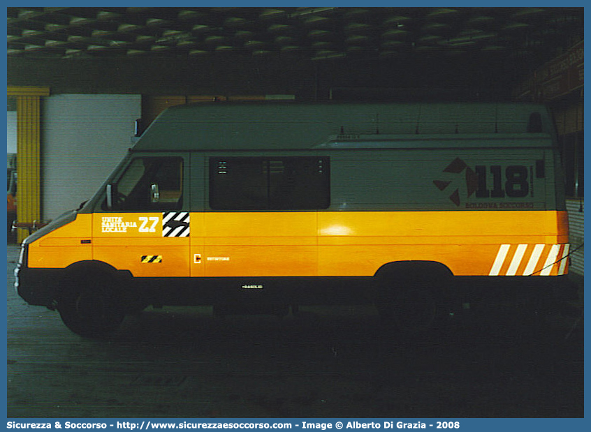 BO 2707
118 Bologna Soccorso
Iveco Daily II serie
Parole chiave: 118;Bologna;Soccorso;Ambulanza;Iveco;Daily;Twin