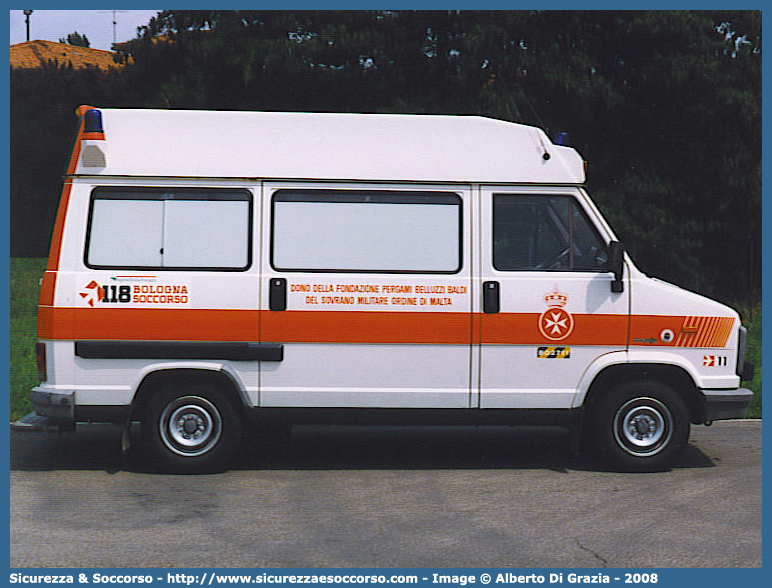 BO 2711
118 Bologna Soccorso
Fiat Ducato I serie
Parole chiave: 118;Bologna;Soccorso;Ambulanza;Fiat;Ducato