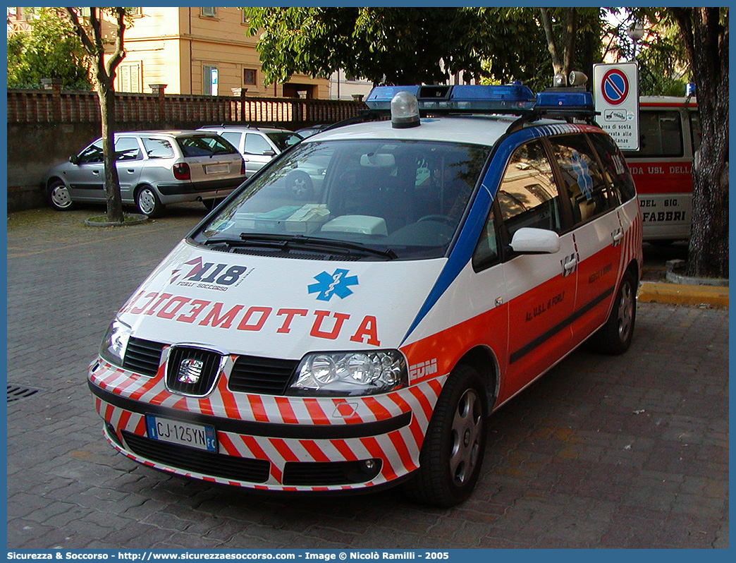 -
118 Romagna Soccorso
Ambito Territoriale di Forlì
Seat Alhambra II serie
Allestitore EDM S.r.l.
Parole chiave: 118;Romagna;Soccorso;Forlì;Forli;Automedica;Automedicalizzata;Auto Medica;Auto Medicalizzata;Seat;Alhambra;EDM