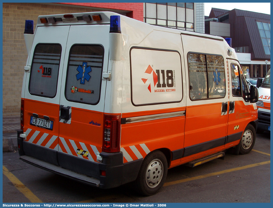 MO 1619
118 Modena Soccorso
Fiat Ducato II serie restyling
Parole chiave: 118;Modena;Soccorso;Ambulanza;Fiat;Ducato