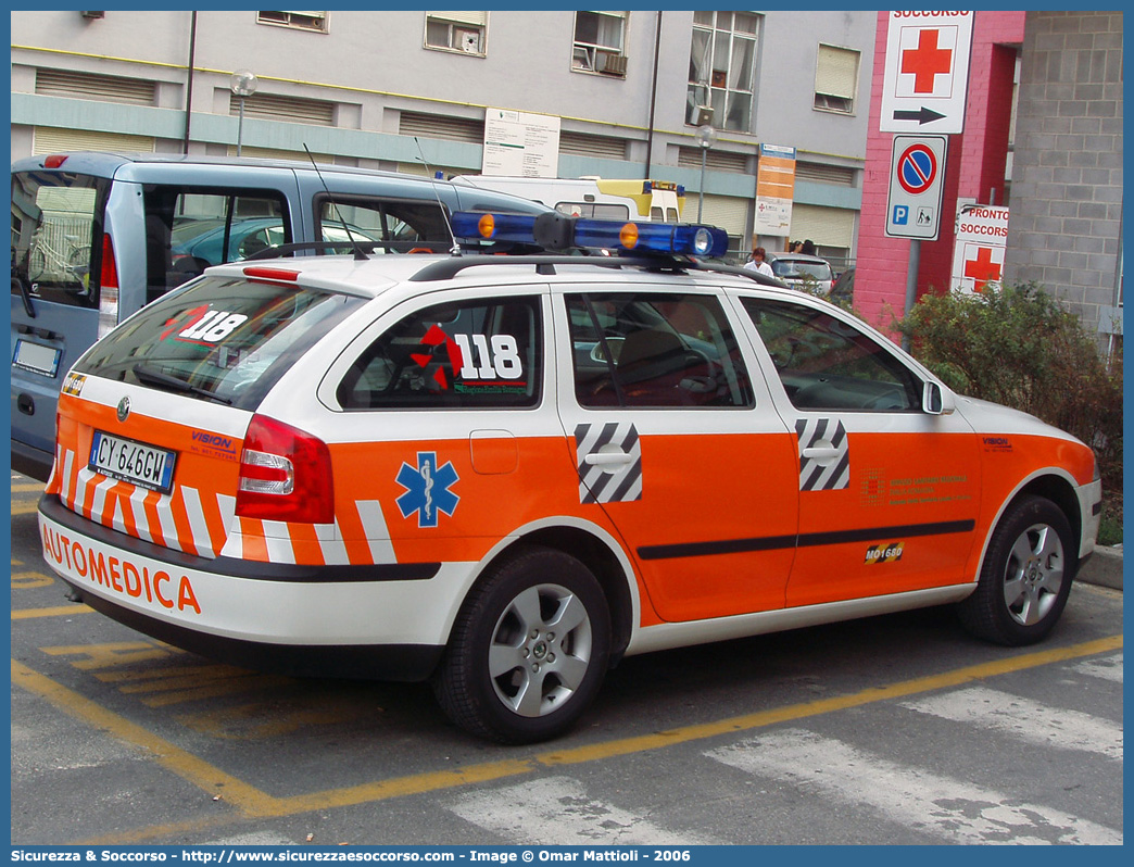 MO 1680
118 Modena Soccorso
Skoda Octavia Wagon II serie
Allestitore Vision S.r.l.
Parole chiave: 118;Modena;Soccorso;Automedica;Automedicalizzata;Auto Medica;Auto Medicalizzata;Skoda;Octavia;Wagon;Vision