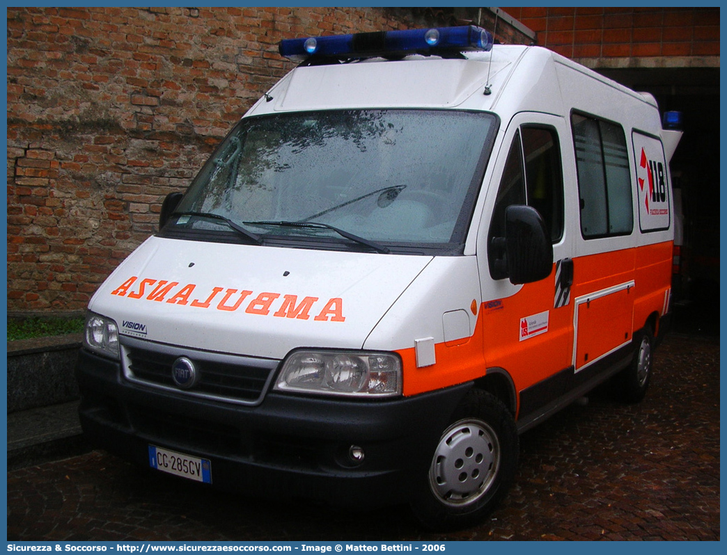 -
118 Piacenza Soccorso
Fiat Ducato II serie restyling
Allestitore Vision S.r.l.
Parole chiave: 118;Piacenza;Soccorso;Ambulanza;Fiat;Ducato;Vision