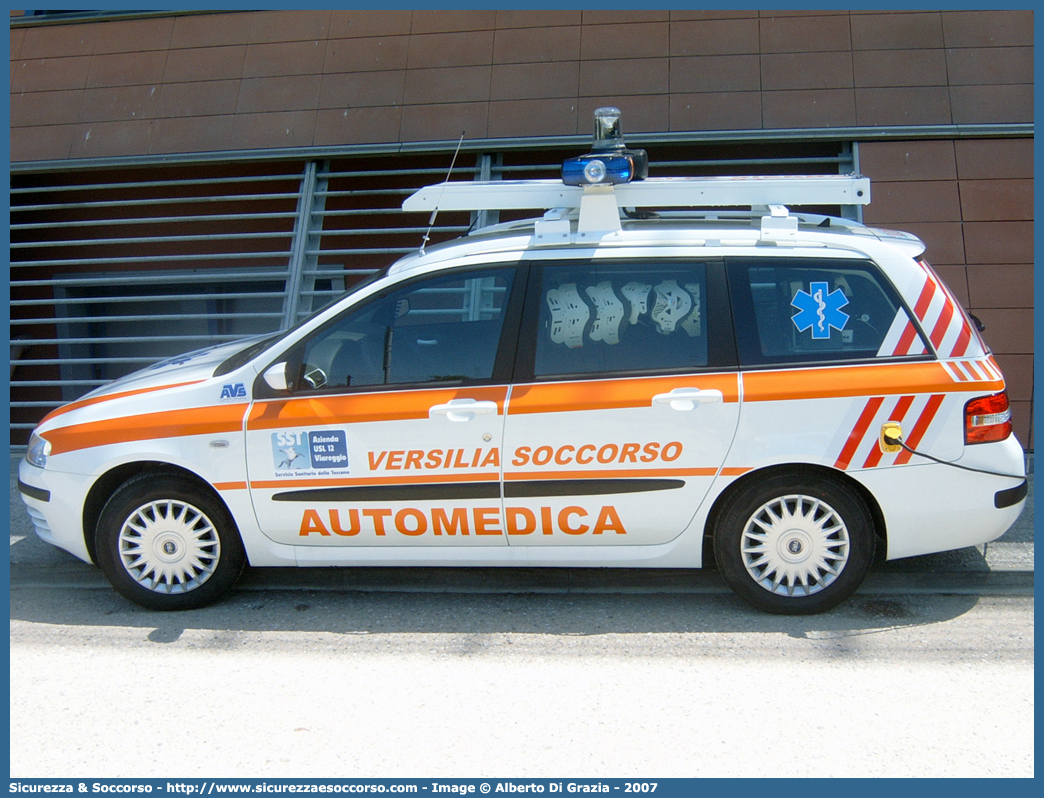 ALFA SIERRA 01
118 Versilia Soccorso
Fiat Stilo Multiwagon
Allestitore AVS S.a.s.
Parole chiave: 118;Versilia;Soccorso;Automedica;Fiat;Stilo;Multiwagon;AVS