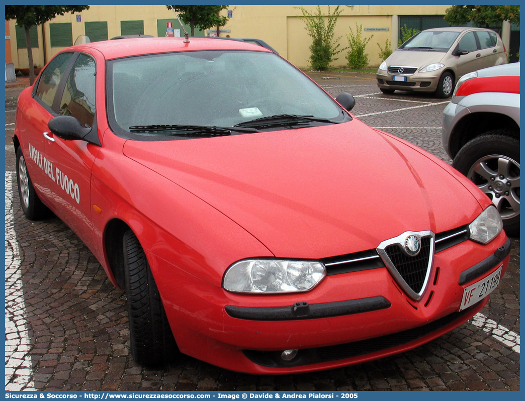 VF 21199
Corpo Nazionale Vigili del Fuoco
Alfa Romeo 156 I serie
Parole chiave: VVF;V.V.F.;Corpo;Nazionale;Vigili;del;Fuoco;Alfa;Romeo;156