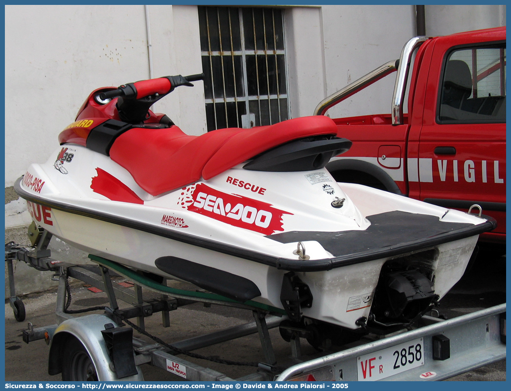 -
Corpo Nazionale Vigili del Fuoco
Nucleo Soccorso Subacqueo e Acquatico
SeaDoo GTI
Parole chiave: Corpo;Nazionale;Vigili del Fuoco;Vigili;Fuoco;Moto d&#039;Acqua;Moto;Acqua;Acquascooter;SeaDoo;Sea Doo;GTI;NSSA;N.S.S.A.;Soccorso;Subacqueo;Acquatico;Sommozzatori;Subacquei