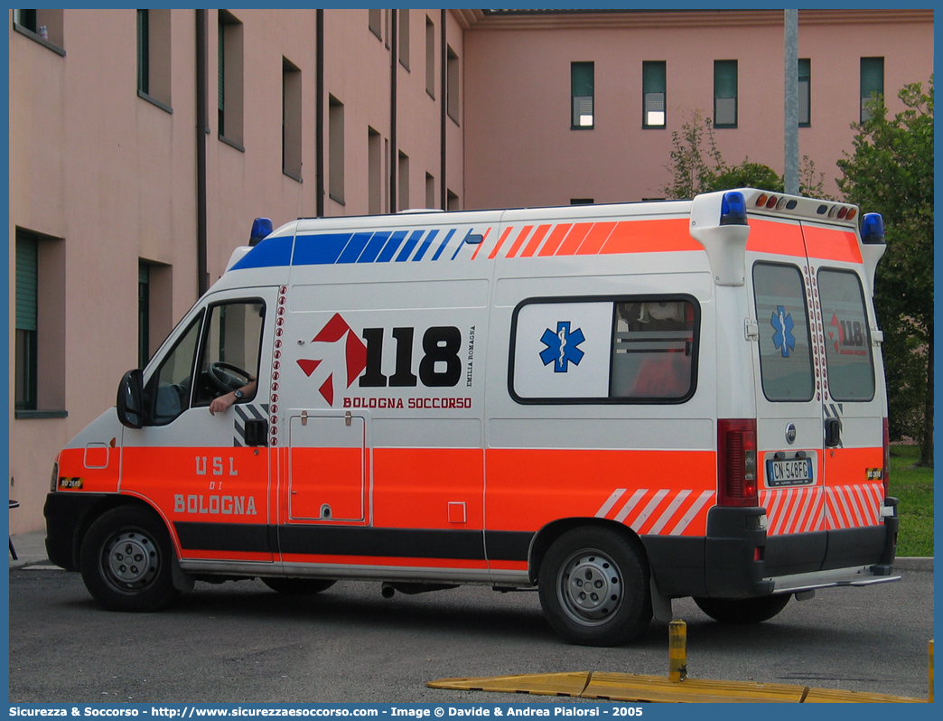 BO 2610
118 Bologna Soccorso
Fiat Ducato II serie restyling
Parole chiave: 118;Bologna;Soccorso;Ambulanza;Fiat;Ducato