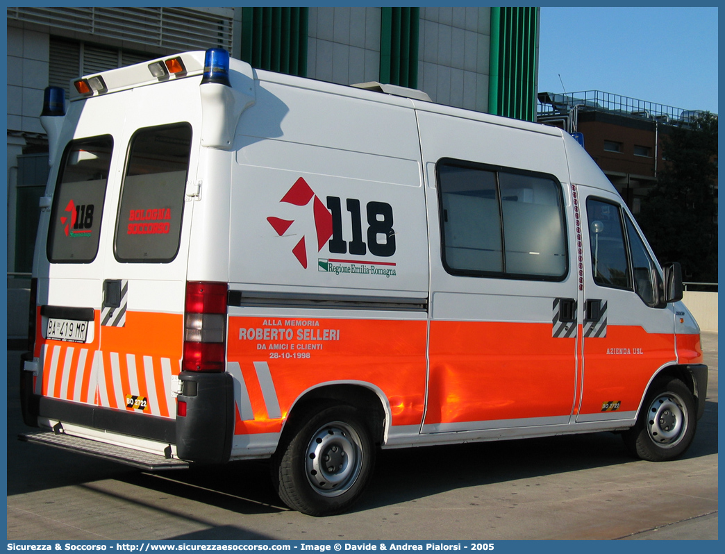 BO 2722
118 Bologna Soccorso
Fiat Ducato II serie
Parole chiave: 118;Bologna;Soccorso;Ambulanza;Fiat;Ducato