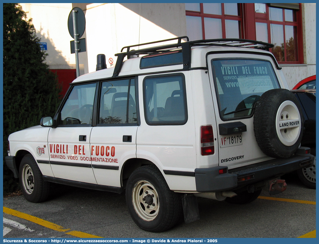 VF 18179
Corpo Nazionale Vigili del Fuoco
Nucleo Videodocumentazione
Land Rover Discovery I serie restyling
Parole chiave: Corpo;Nazionale;Vigili del Fuoco;Vigili;Fuoco;Land Rover;Discovery;Videodocumentazione;Video;Documentazione;Comunicazione