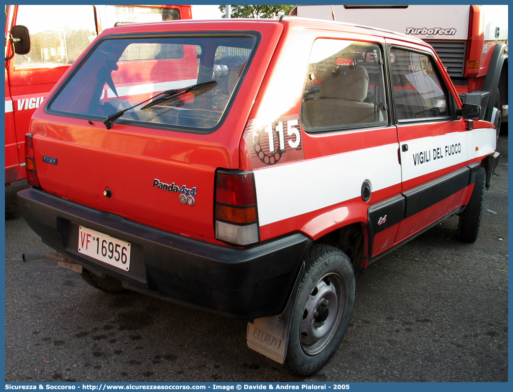 VF 16956
Corpo Nazionale Vigili del Fuoco
Fiat Panda 4x4 II serie
Parole chiave: VVF;V.V.F.;Corpo;Nazionale;Vigili;del;Fuoco;Fiat;Panda