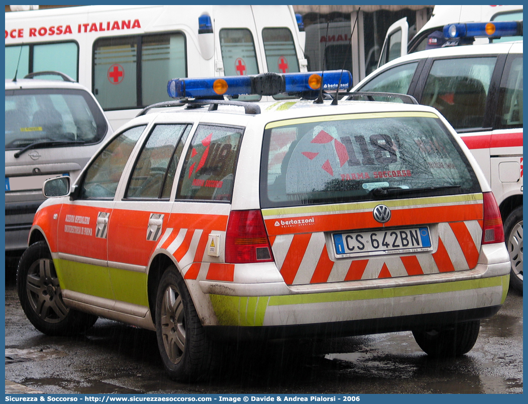 -
118 Parma Soccorso
Volkswagen Golf Variant II serie
Allestitore Bertazzoni S.r.l.
Parole chiave: 118;Parma;Soccorso;Volkswagen;Golf;Variant;Bertazzoni