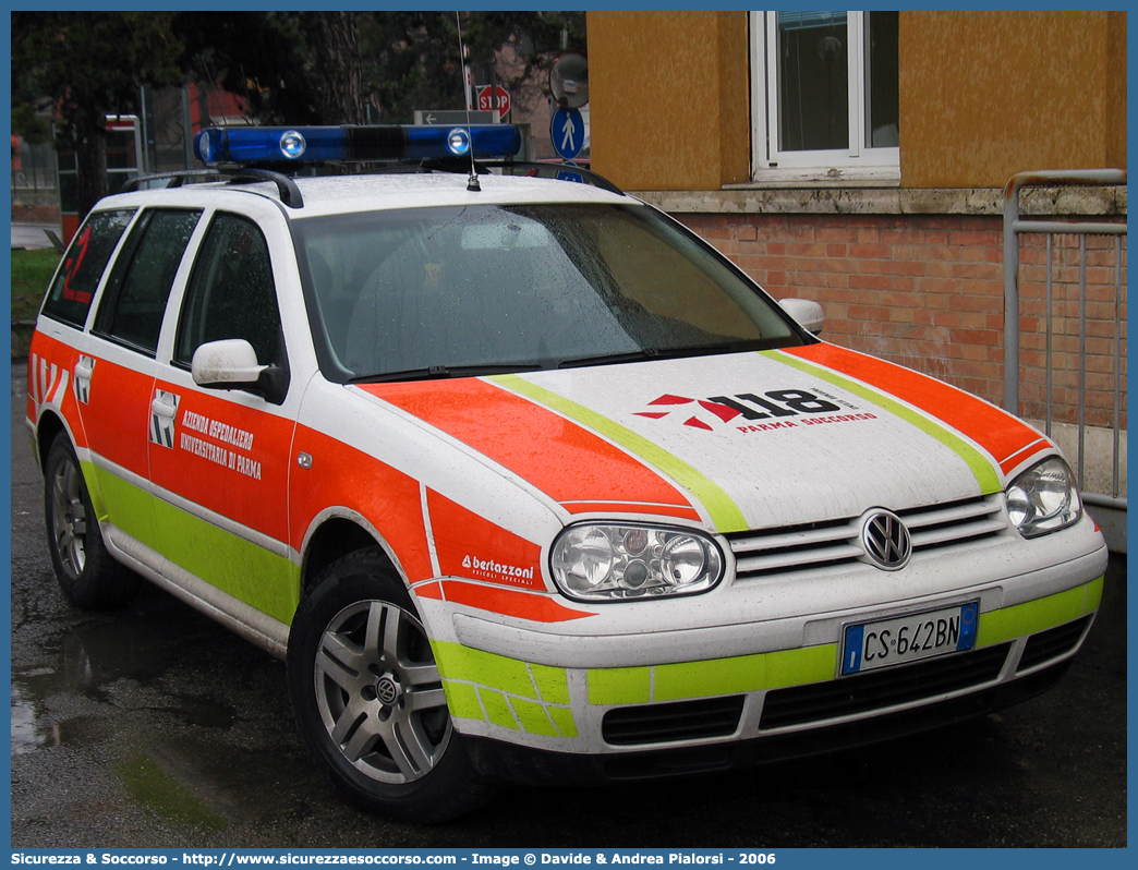 -
118 Parma Soccorso
Volkswagen Golf Variant II serie
Allestitore Bertazzoni S.r.l.
Parole chiave: 118;Parma;Soccorso;Volkswagen;Golf;Variant;Bertazzoni