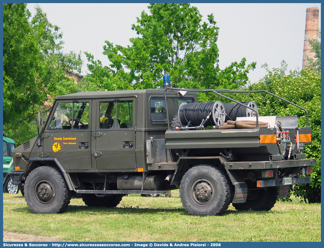 CFS 036AC
Corpo Forestale dello Stato
Nucleo Antincendio Boschivo
Parco Nazionale delle Foreste Casentinesi
Iveco 40-10WM
Parole chiave: Corpo;Forestale;Stato;Corpo Forestale dello Stato;CFS;C.F.S.;Antincendio;Boschivo;AIB;A.I.B.;Iveco;40-10WM;40-10 WM;VM90;VM 90