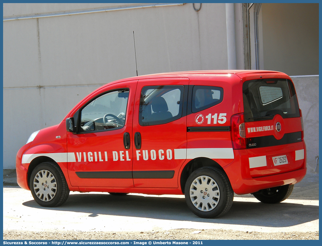 VF 26257
Corpo Nazionale Vigili del Fuoco
Fiat Qubo I serie
Parole chiave: VVF;V.V.F.;Corpo;Nazionale;Vigili;del;Fuoco;Fiat;Qubo