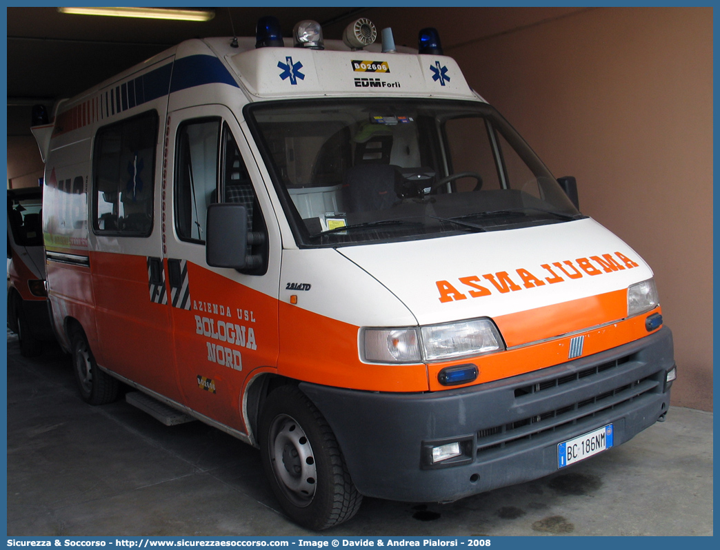 BO 2606
118 Bologna Soccorso
Fiat Ducato II serie
Parole chiave: 118;Bologna;Soccorso;Ambulanza;Fiat;Ducato