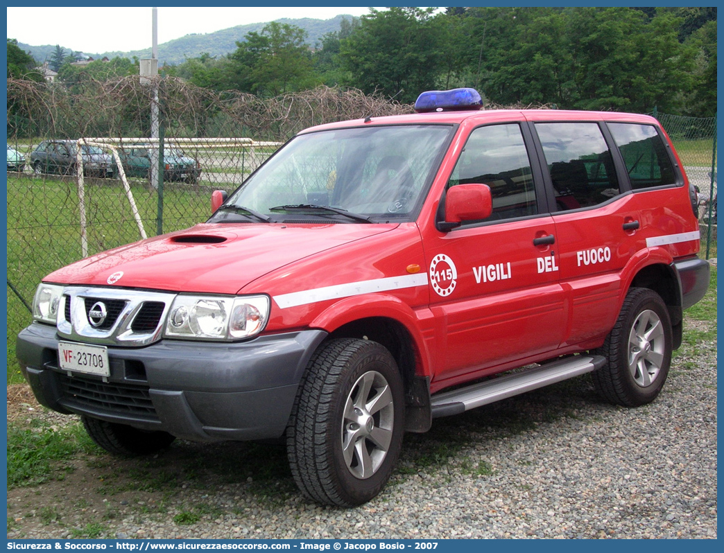 VF 23708
Corpo Nazionale Vigili del Fuoco
Nissan Terrano II serie
Parole chiave: Corpo;Nazionale;Vigili del Fuoco;Vigili;Fuoco;Nissan;Terrano