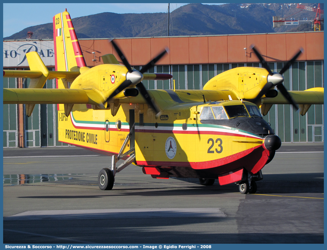 23 I-DPCF
Dipartimento Nazionale
Protezione Civile
Canadair/Bombardier Aerospace CL415
Parole chiave: Dipartimento;Nazionale;Protezione;Civile;DPC;D.P.C.;Canadair;Bombardier;Aerospace;CL415