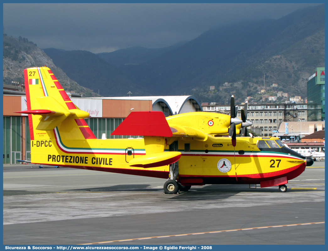 27 I-DPCC
Dipartimento Nazionale
Protezione Civile
Canadair/Bombardier Aerospace CL415
Parole chiave: Dipartimento;Nazionale;Protezione;Civile;DPC;D.P.C.;Canadair;Bombardier;Aerospace;CL415