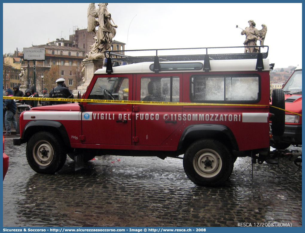 -
Corpo Nazionale Vigili del Fuoco
Nucleo Soccorso Subacqueo e Acquatico
Land Rover Defender 110
Parole chiave: Corpo;Nazionale;Vigili del Fuoco;Vigili;Fuoco;Land Rover;Defender;110;NSSA;N.S.S.A.;Soccorso;Subacqueo;Acquatico;Sommozzatori;Subacquei