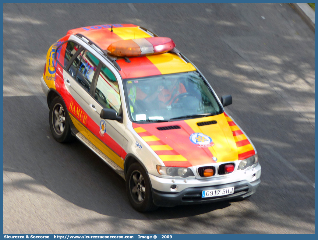 8803
Reino de España
SAMUR
BMW X5
Parole chiave: Regno di Spagna;Spagna;Espana;España;Reino de España;SAMUR;S.A.M.U.R.;Asistencia;Municipal;Urgencia;Rescate;BMW;X5