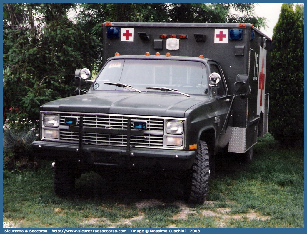 -
Allied Force in Italy
Ambulance
Chevrolet CK 31403
Parole chiave: AFI;A.F.I.;Allied Force;Italy;USAF;U.S.A.F.;Air Force;Ambulance;Chevrolet;CK