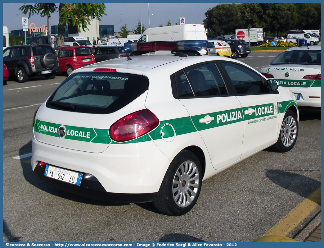 Polizia Locale YA092AD
Polizia Locale
Comune di Cazzago San Martino
Fiat Nuova Bravo
Parole chiave: Polizia;Locale;Municipale;Cazzago San Martino;Fiat;Nuova Bravo