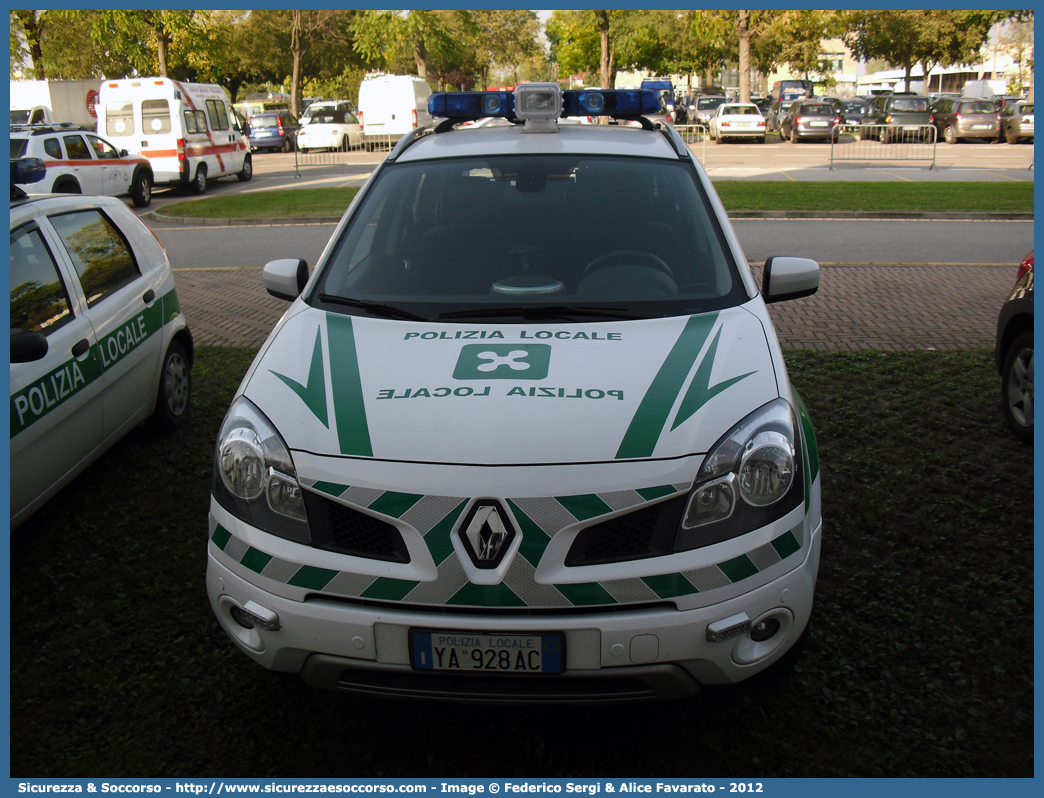 Polizia Locale YA928AC
Polizia Locale
Comune di Pozzolengo
Renault Koleos I serie
Parole chiave: PL;P.L.;PM;P.M.;Polizia;Locale;Municipale;Pozzolengo;Renault;Koleos