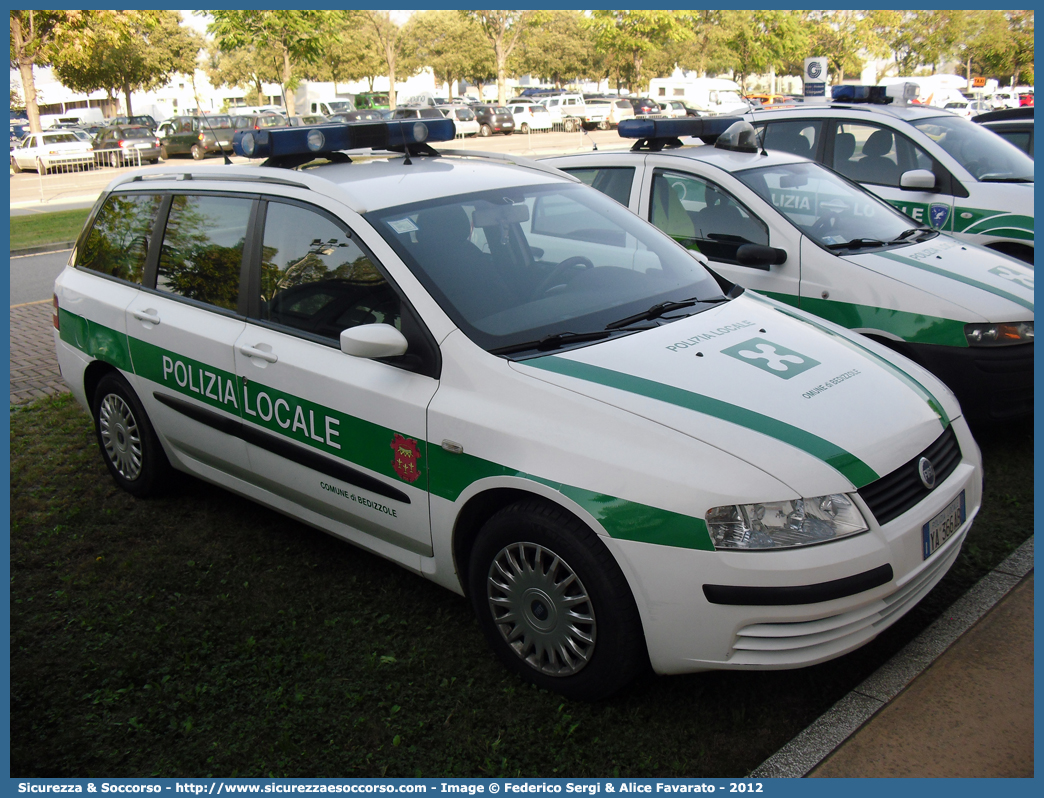 Polizia Locale YA366AB
Polizia Locale
Comune di Bedizzole
Fiat Stilo Multiwagon I serie
Parole chiave: Polizia;Locale;Municipale;Sirmione;Fiat;Stilo;Multiwagon;I serie