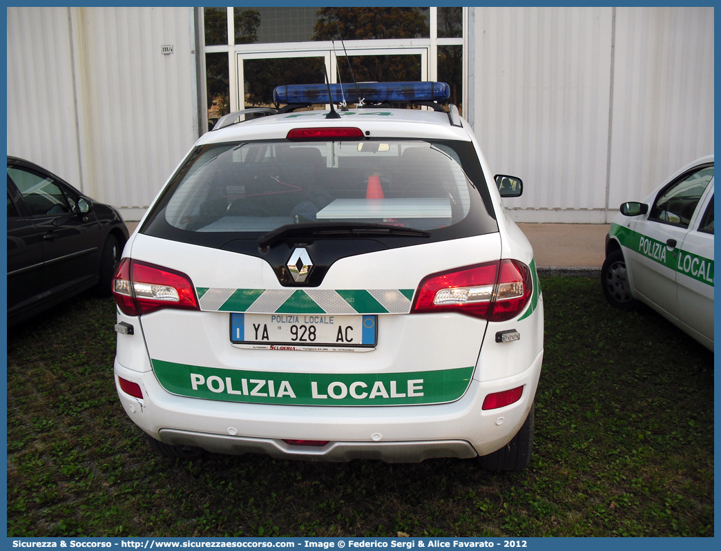 Polizia Locale YA928AC
Polizia Locale
Comune di Pozzolengo
Renault Koleos I serie
Parole chiave: PL;P.L.;PM;P.M.;Polizia;Locale;Municipale;Pozzolengo;Renault;Koleos