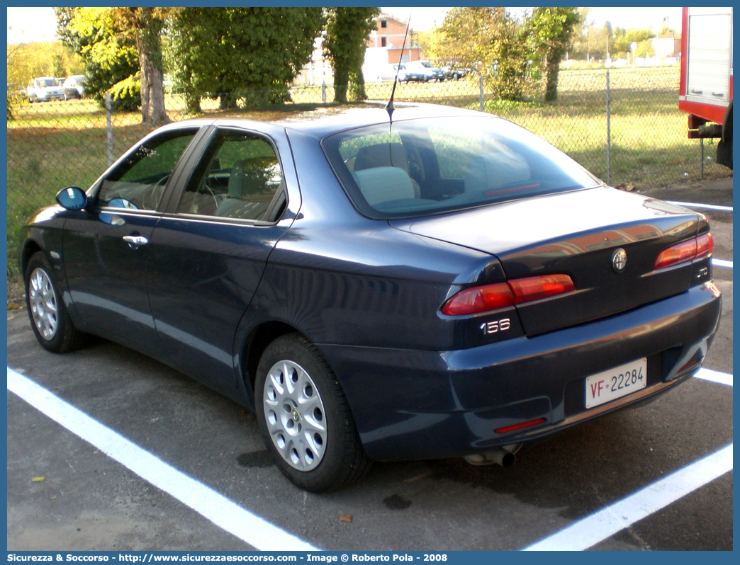 VF 22284
Corpo Nazionale Vigili del Fuoco
Alfa Romeo 156 II serie
Parole chiave: Corpo;Nazionale;Vigili del Fuoco;Vigili;Fuoco;Alfa;Romeo;156